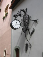Bansk Bystrica- hodiny s drakom